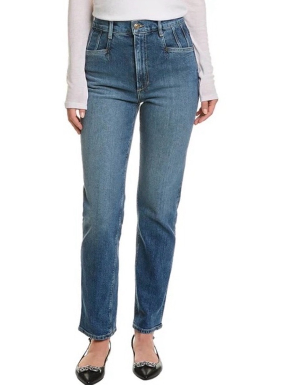 Classic Super High-Rise Straight Leg Women’s Jeans - Blue Size 29